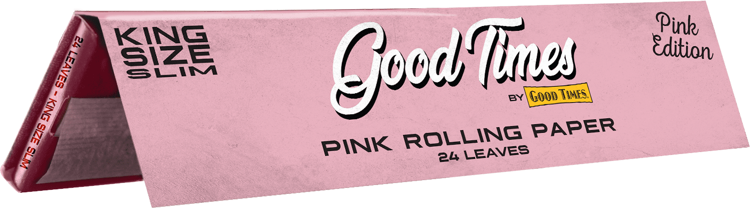 GT Pink King Slim Rolling Paper 1&1-4